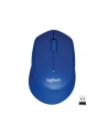 Wireless optical mouse LOGITECH M330 Silent Plus, Blue, USB - nr 111