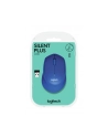 Wireless optical mouse LOGITECH M330 Silent Plus, Blue, USB - nr 1