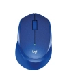 Wireless optical mouse LOGITECH M330 Silent Plus, Blue, USB - nr 52
