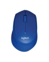 Wireless optical mouse LOGITECH M330 Silent Plus, Blue, USB - nr 64