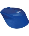 Wireless optical mouse LOGITECH M330 Silent Plus, Blue, USB - nr 65
