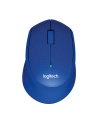 Wireless optical mouse LOGITECH M330 Silent Plus, Blue, USB - nr 75