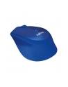 Wireless optical mouse LOGITECH M330 Silent Plus, Blue, USB - nr 83