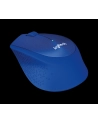 Wireless optical mouse LOGITECH M330 Silent Plus, Blue, USB - nr 97