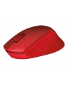 Wireless optical mouse LOGITECH M330 Silent Plus, Red, USB - nr 26