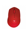 Wireless optical mouse LOGITECH M330 Silent Plus, Red, USB - nr 32