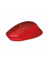 Wireless optical mouse LOGITECH M330 Silent Plus, Red, USB - nr 36