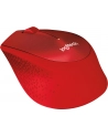 Wireless optical mouse LOGITECH M330 Silent Plus, Red, USB - nr 47