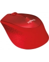 Wireless optical mouse LOGITECH M330 Silent Plus, Red, USB - nr 50