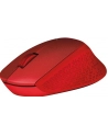 Wireless optical mouse LOGITECH M330 Silent Plus, Red, USB - nr 73