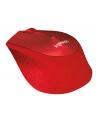 Wireless optical mouse LOGITECH M330 Silent Plus, Red, USB - nr 83