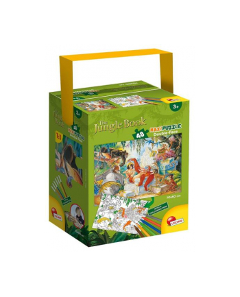 lisciani giochi Puzzle 48el Maxi 70x50 Jungle Book 59027