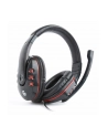 Gembird Gaming headset with volume control, glossy black - nr 19