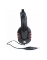 Gembird Gaming headset with volume control, glossy black - nr 41