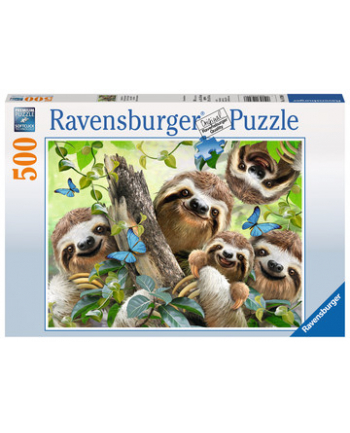 ravensburger Puzzle 500el Leniwcowe selfie 147908 nr 2