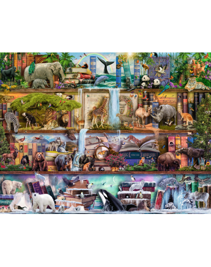 ravensburger Puzzle 2000el Królestwo dzikich zwierząt 166527 główny