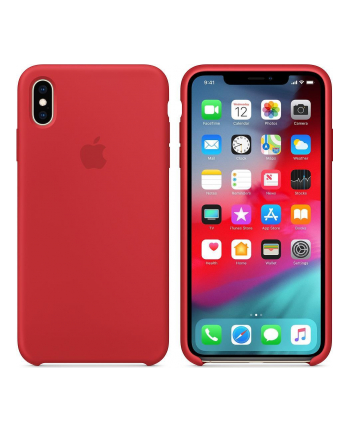 apple Etui silikonowe iPhone XS Max (PRODUCT)RED