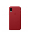 apple Etui skórzane iPhone XS - (PRODUCT)RED - nr 1