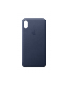 apple Etui skórzane iPhone XS Max - nocny błękit - nr 23