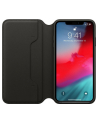 apple Skórzane etui folio iPhone XS Max - czarne - nr 13
