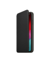 apple Skórzane etui folio iPhone XS Max - czarne - nr 14