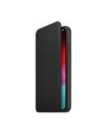 apple Skórzane etui folio iPhone XS Max - czarne - nr 21