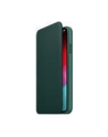 apple Skórzane etui folio iPhone XS Max - leśna zieleń - nr 21