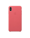 apple Etui skórzane iPhone XS Max - zgaszony róż - nr 11