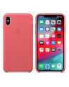 apple Etui skórzane iPhone XS Max - zgaszony róż - nr 12