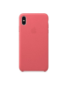 apple Etui skórzane iPhone XS Max - zgaszony róż - nr 14