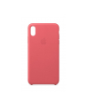 apple Etui skórzane iPhone XS Max - zgaszony róż - nr 18