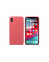 apple Etui skórzane iPhone XS Max - zgaszony róż - nr 20