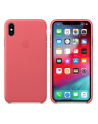 apple Etui skórzane iPhone XS Max - zgaszony róż - nr 22