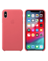apple Etui skórzane iPhone XS Max - zgaszony róż - nr 27
