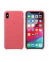 apple Etui skórzane iPhone XS Max - zgaszony róż - nr 4