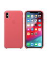 apple Etui skórzane iPhone XS Max - zgaszony róż - nr 8