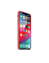 apple Etui skórzane iPhone XS Max - zgaszony róż - nr 9