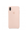 apple Etui silikonowe iPhone XS Max - piaskowy róż - nr 1