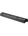 digitus Organizator kablowy 19 cali 1U dukt W/40xG/70 czarny (RAL 9005) - nr 28