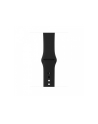 apple Watch Series 3 GPS, 38mm koperta z aluminium w kolorze gwiezdnej szarości z paskiem sportowym w kolorze czarnym - nr 2