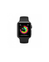 apple Watch Series 3 GPS, 38mm koperta z aluminium w kolorze gwiezdnej szarości z paskiem sportowym w kolorze czarnym - nr 3