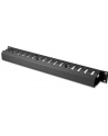 digitus Organizator kablowy 19 cali 1U dukt W/40xG/70 czarny (RAL 9005) - nr 6