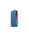 apple Etui skórzane folio iPhone XS - szary błękit - nr 20