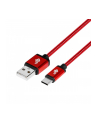 tb Kabel USB-USB C 1.5m rubinowy sznurek - nr 1