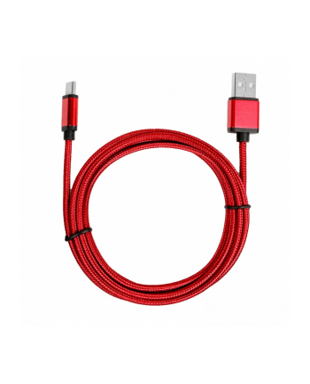 tb Kabel USB-USB C 1.5m rubinowy sznurek