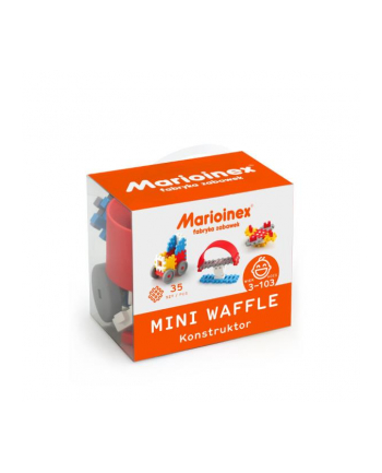 mario-inex Klocki waffle mini 35szt. Konstruktor (chłop.) MARIOINEX