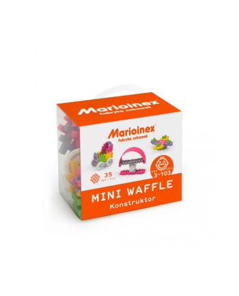 mario-inex Klocki waffle mini 35szt. Konstruktor (dziew.) MARIOINEX