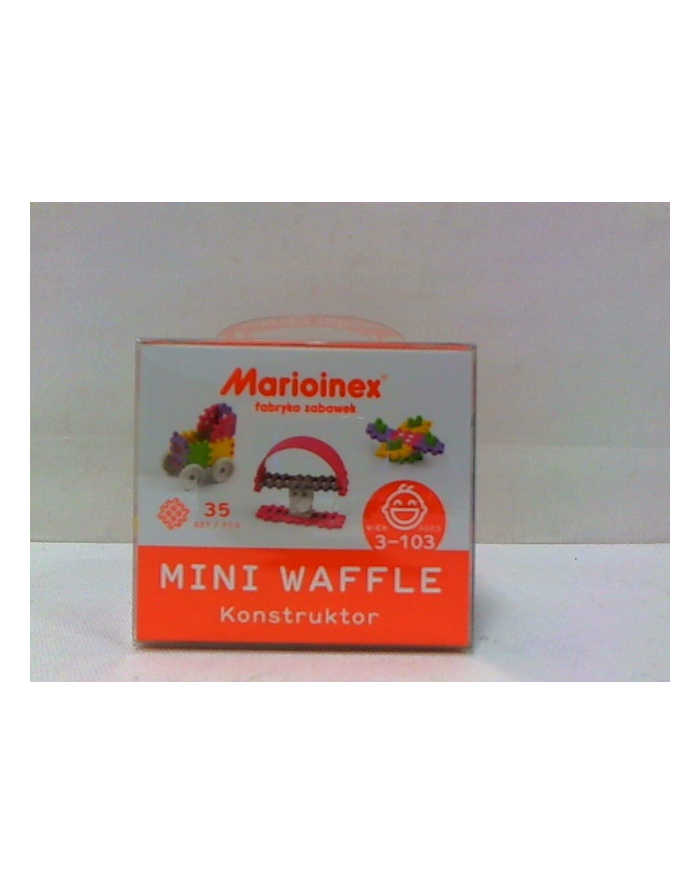 marioinex Klocki wafle mini 35szt konstr-dziew 02790 DOD 15% główny