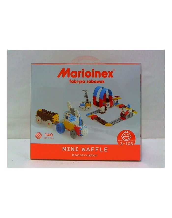 marioinex Klocki wafle mini 140szt konstr-chłop 02820 DOD15% główny