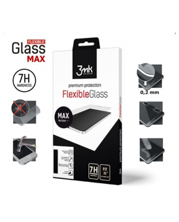 3mk Szkło hybrydowe FlexibleGlass Max iPhone 7/8 Plus biały